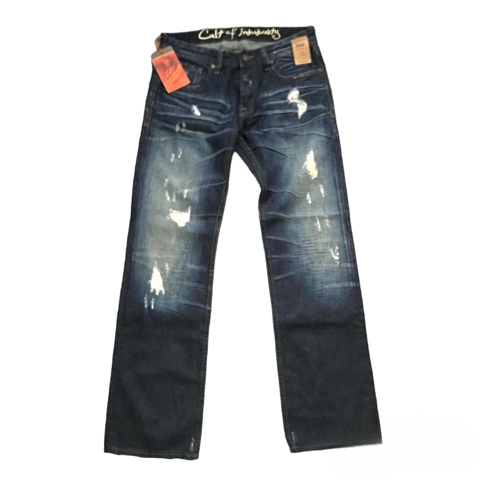 Cult Of Individuality Mens Distressed Denim NWT size 32